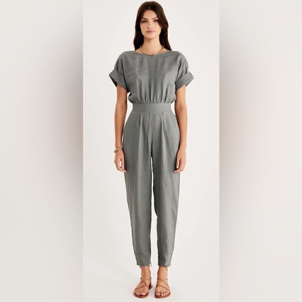 NWT Rumer Loulou Jumpsuit Color Fern in Large